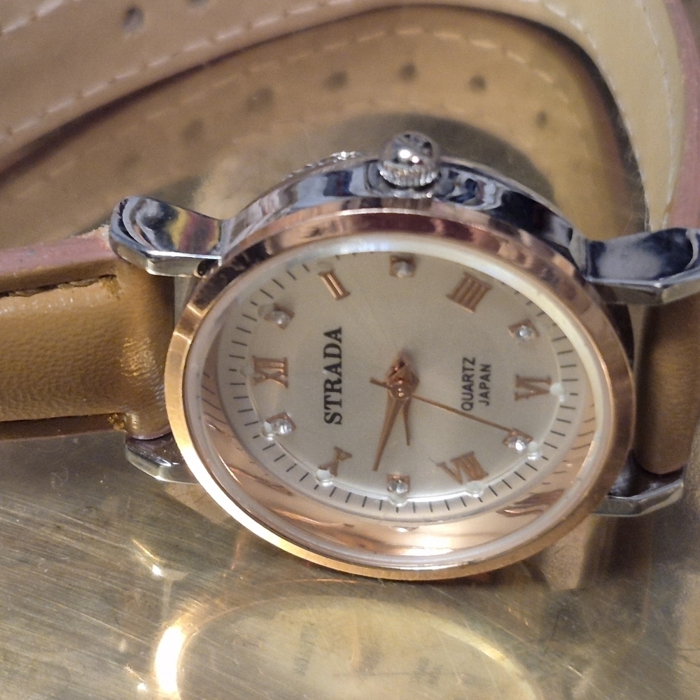 Strada Gold and Silver Watch
